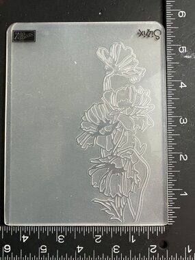 Stampin Up! Sizzix Embossing Folder Flower Garden